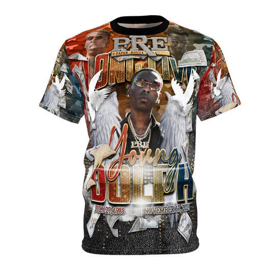 Young Dolph Unisex Cut & Sew Tee (AOP)