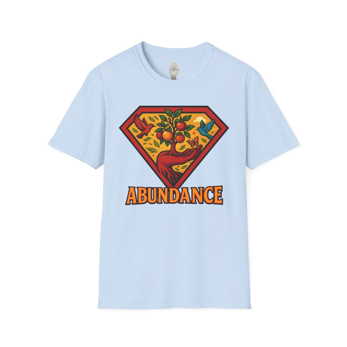 Abundance Superhero T-Shirt, Positive Affirmation Tee, Unisex Gift, Motivational Shirt, Casual Wear, Inspirational Apparel