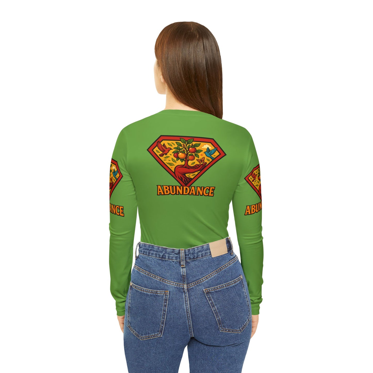 Abundance Women’s Long Sleeve Green V-Neck Shirt - Superhero Tee, Comfortable Casual Wear, Great for Gift Giving, Positive Affirmation [...]