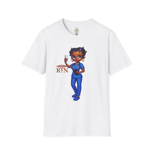 Betty boop RN Stylish Cartoon Graphic T-Shirt - Fun Unisex Tee for Casual Outings, Gifts, Printed Apparel, Birthday, Summer Wear