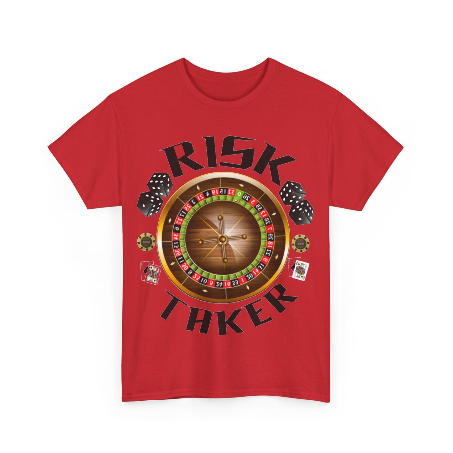 Risk taker Unisex Heavy Cotton Tee