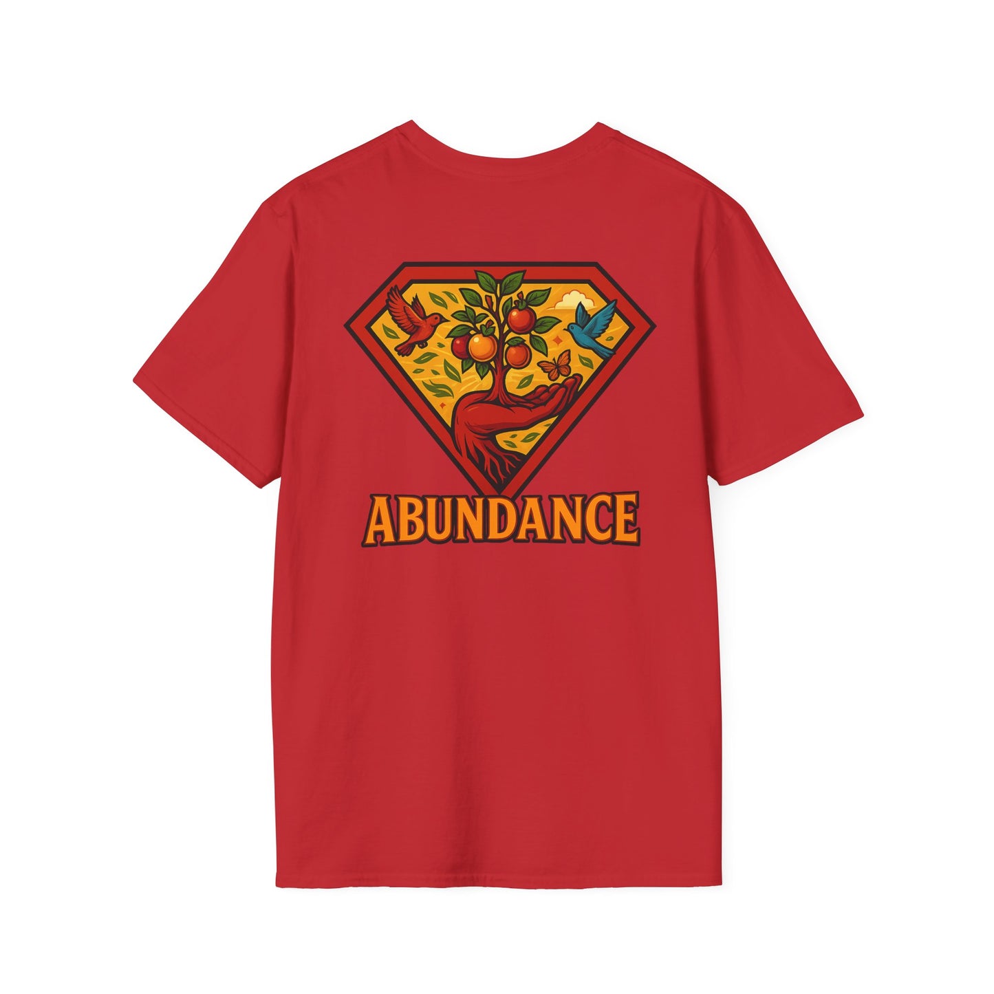 Abundance Superhero T-Shirt, Positive Affirmation Tee, Unisex Gift, Motivational Shirt, Casual Wear, Inspirational Apparel