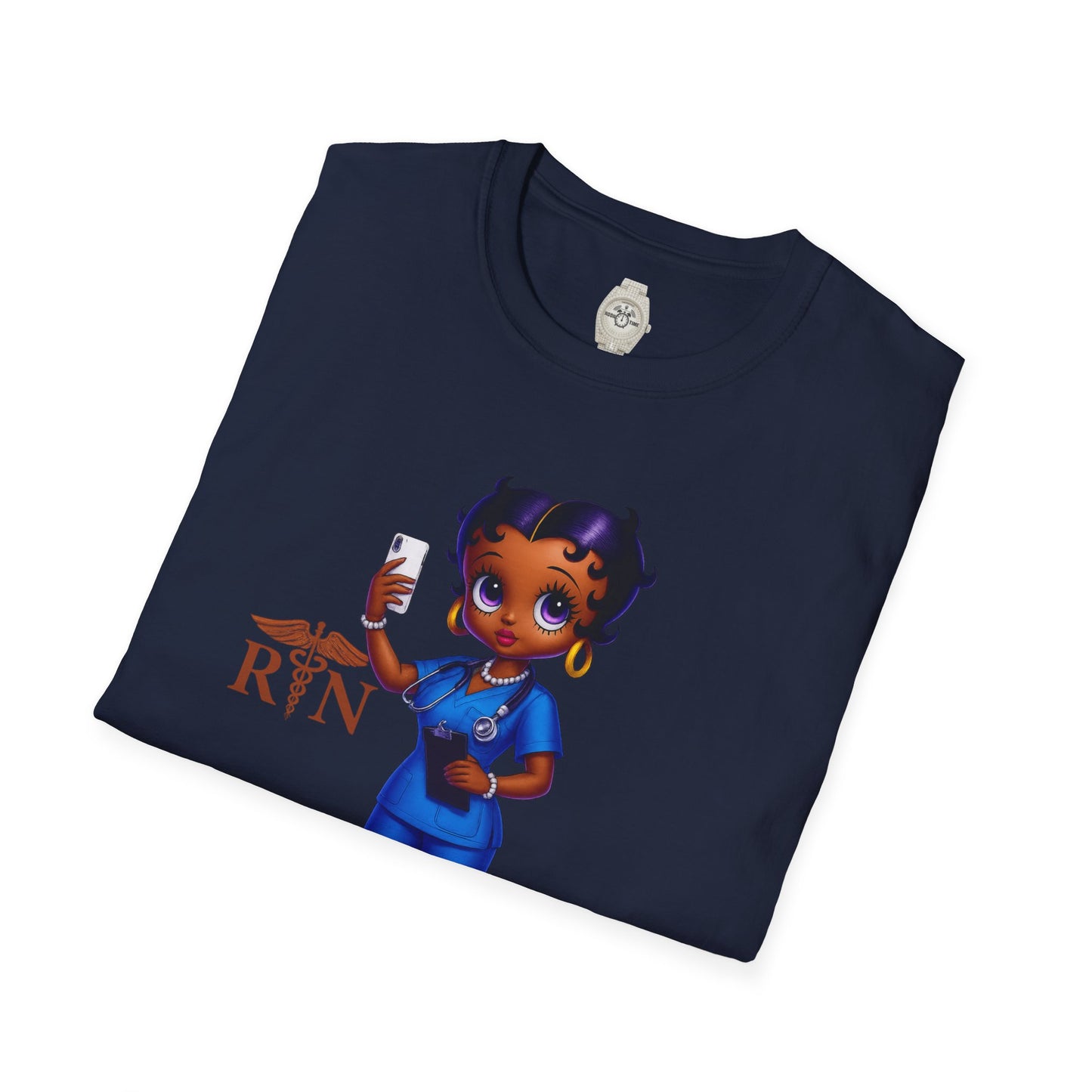 Betty boop RN Stylish Cartoon Graphic T-Shirt - Fun Unisex Tee for Casual Outings, Gifts, Printed Apparel, Birthday, Summer Wear