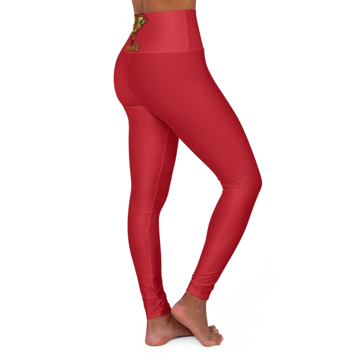 Abundance Vibrant High Waisted Yoga Leggings, Colorful Activewear, Pilates Pants, Fitness Leggings, Yoga Outfits, Stylish Exercise Clothing