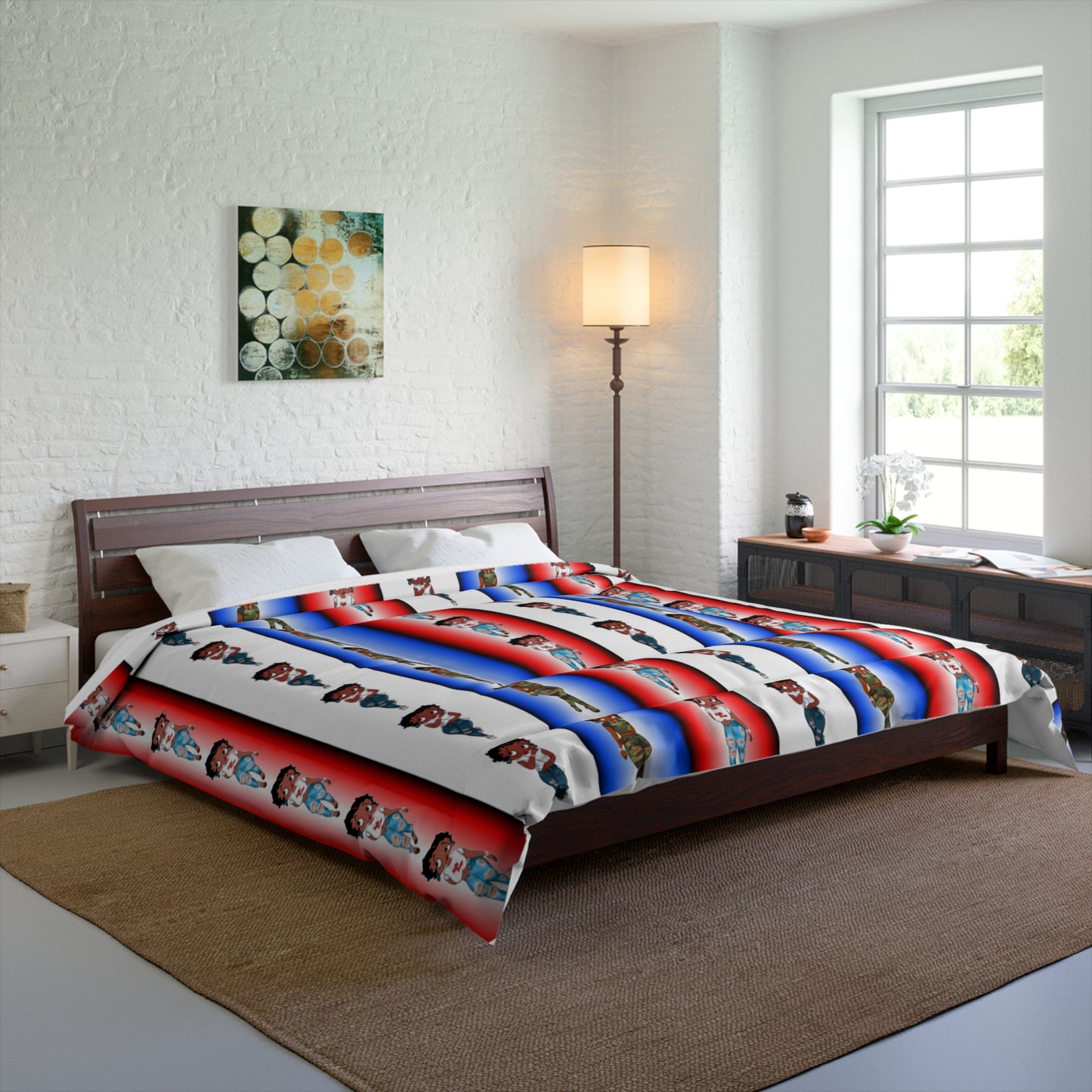 Betty boop red white and blue Comforter