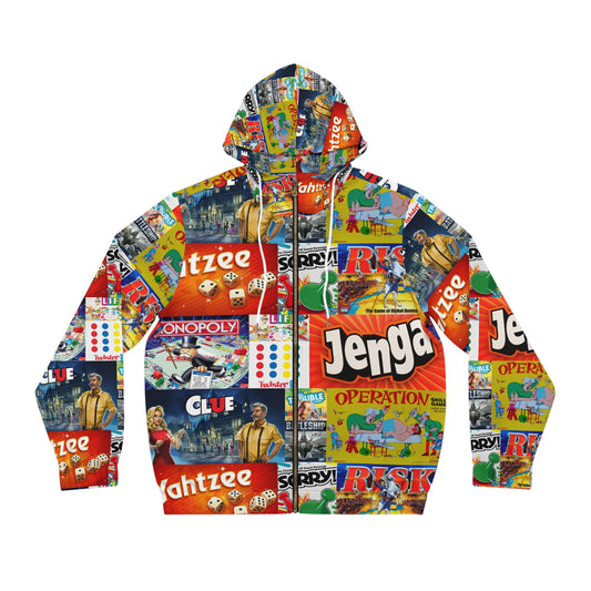 Board game Men's Full-Zip Hoodie (AOP)