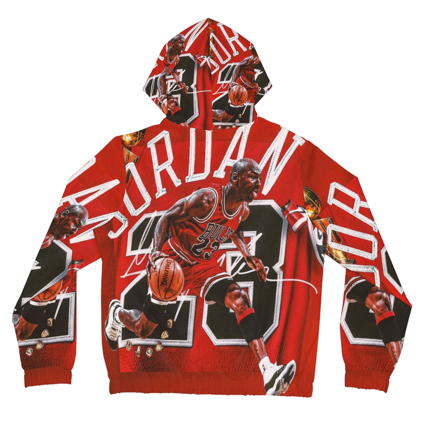 Michael Jordan Womens Full-Zip Hoodie (AOP)