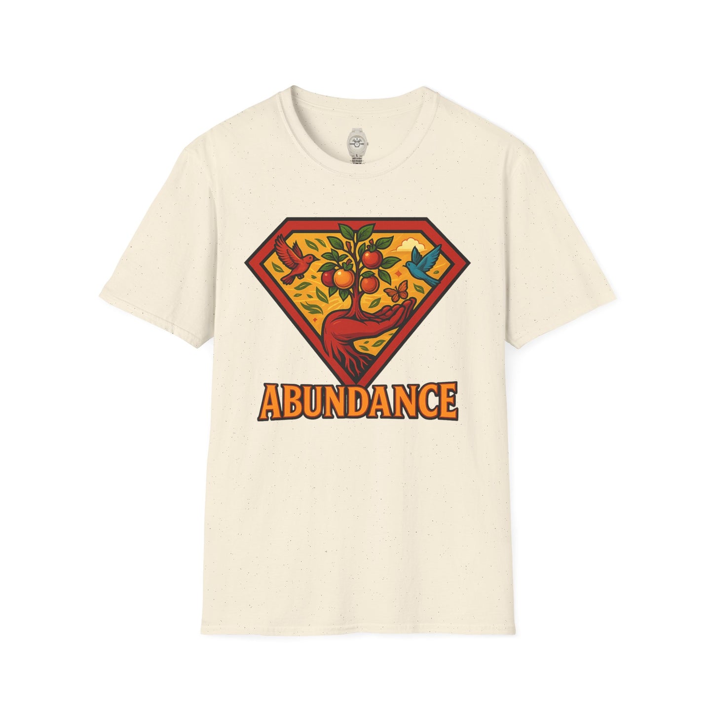 Abundance Superhero T-Shirt, Positive Affirmation Tee, Unisex Gift, Motivational Shirt, Casual Wear, Inspirational Apparel