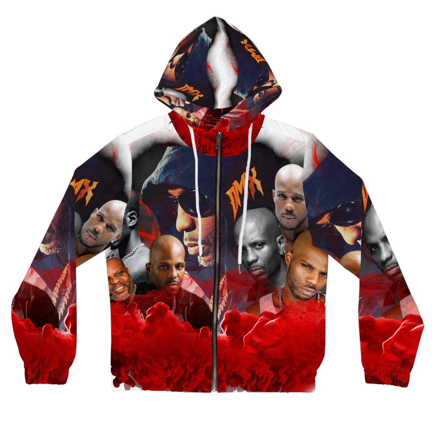 Dmx Womens Full-Zip Hoodie (AOP)