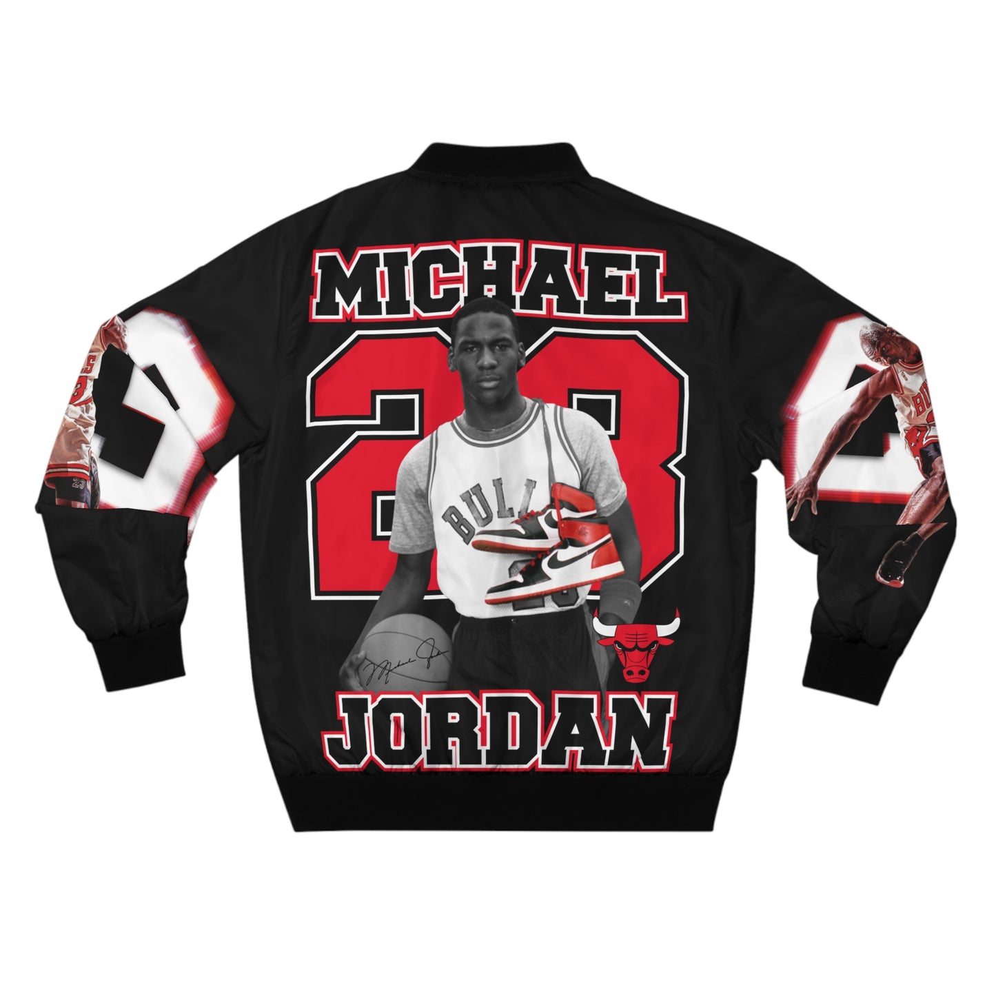 Michael Jordan Men's AOP Bomber Jacket
